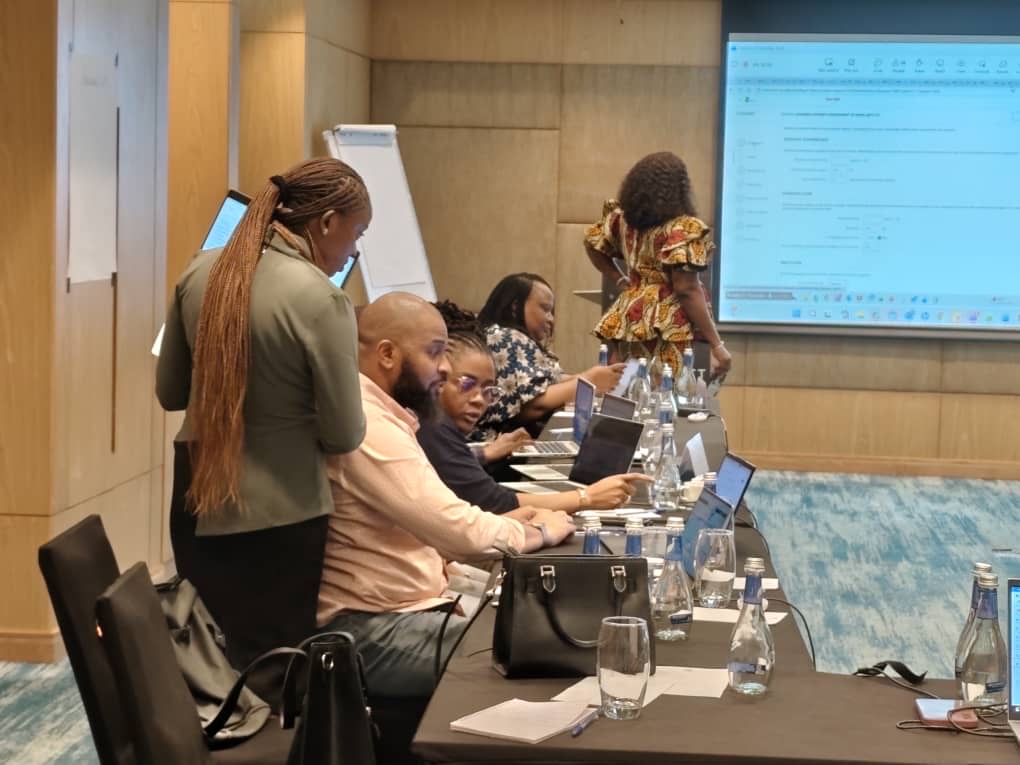 Professional working on laptop with digital learning tools and virtual collaboration