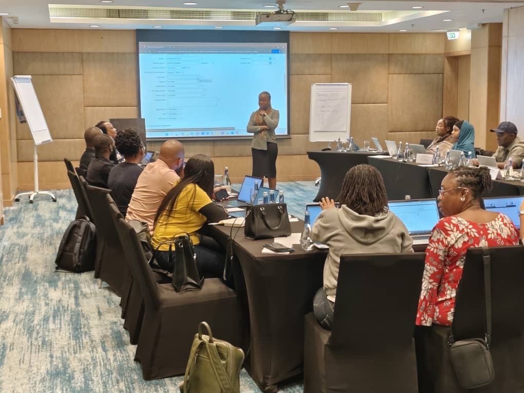 Corporate energy training workshop with hands-on learning activities